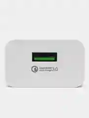 Белый зарядное устройство с быстрой зарядкой для iPhone iOS и Android, 18W