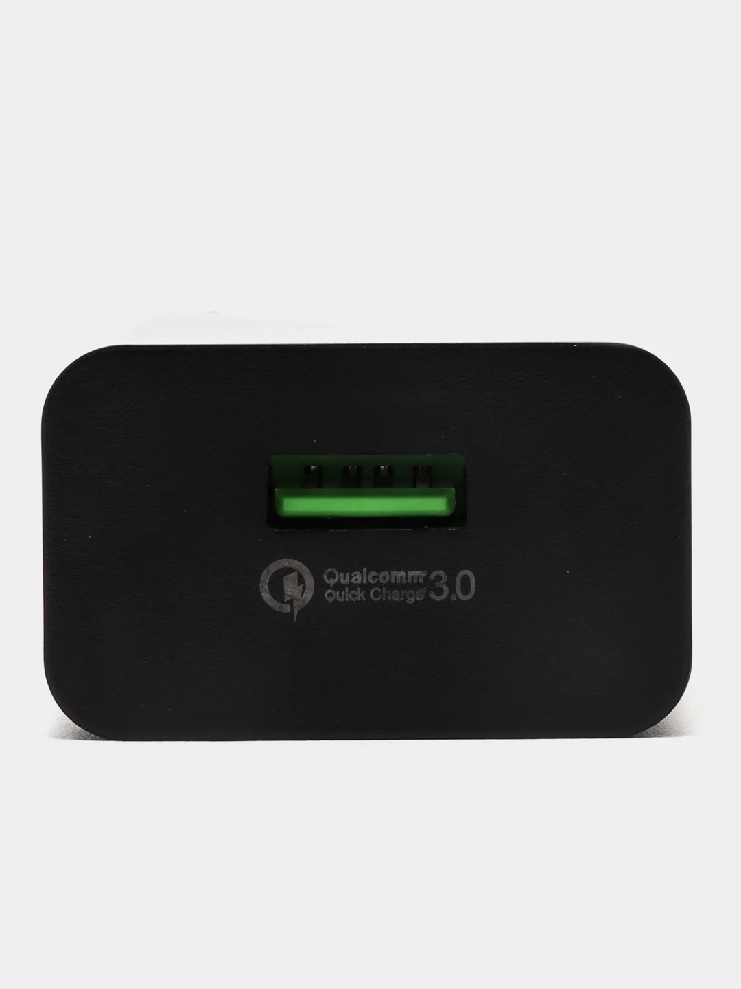 Черный зарядное устройство с быстрой зарядкой для iPhone iOS и Android, 18W