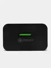 Черный зарядное устройство с быстрой зарядкой для iPhone iOS и Android, 18W