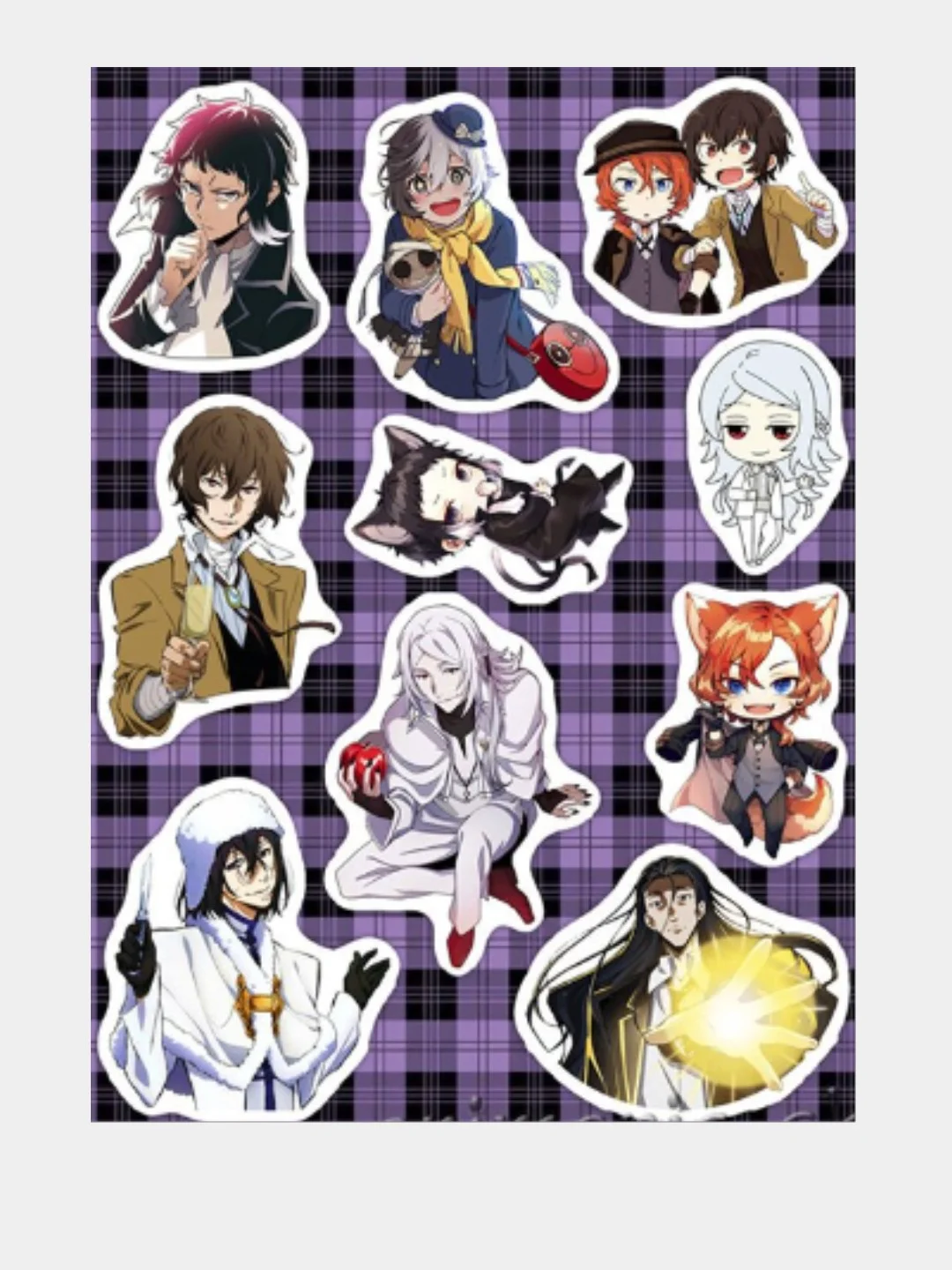 Алый наклейка аниме "Бродячие псы", Bungou stray dogs