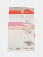 Золотой открытки новогодние мини , набор 9 шт, (7*7 см )