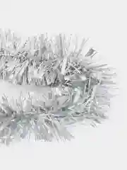 Серебряный мишура новогодняя, 2 штуки, серебрянная, красная, черная, розовая