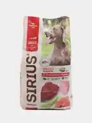 Сухой корм премиум-класса СИРИУС (SIRIUS) для взрослых собак мясной рацион 15кг