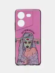 Приглушённый хаки силиконовый чехол для Tecno POVA 5, с принтом, с рисунком, Техно Пова 5