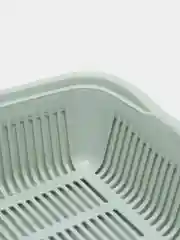 Мятный туалет лоток для кошек с сеткой Dunya Plastik, 255 мм*365 мм*95 мм