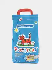 Цеолитовый впитывающий наполнитель для кошачьего туалета PrettyCat Naturel, 4 кг