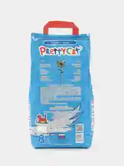 Цеолитовый впитывающий наполнитель для кошачьего туалета PrettyCat Naturel, 4 кг