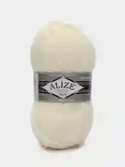 Молочный пряжа Alize Superlana Maxi, 100 г, 75% акрил, 25% шерсть