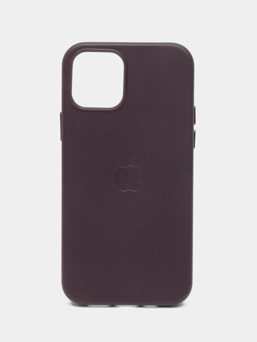 Фиолетовый кожаный чехол-накладка для iPhone 11, 12, 13, 14, 15 Mini, Plus, Pro, Pro Max с MagSafe