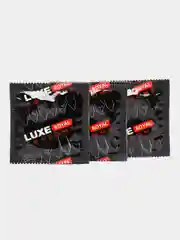 Презервативы Luxe Royal Sex Machine, с рифленой поверхностью, 3 штуки