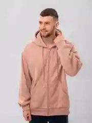 Коралловый худи мужское, толстовка женская оверсайз утепленная кофта на молнии зип худи осень теплая