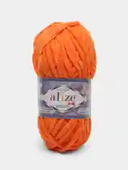 Рыжий пряжа плюшевая Alize Velluto, 100% микрополиэстер, 100г, 68м, плюшевая, велюровая веллюто