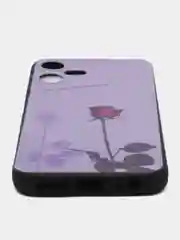 Серебряный чехол для Tecno POVA Neo 3, с принтом, с рисунком, Техно Пова Нео 3