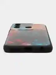 Тёмно-серый силиконовый чехол для Itel Vision 3 PLUS, с принтом, с рисунком, Ител Вижен 3 Плюс