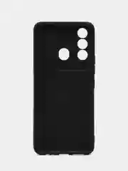 Тёмно-серый силиконовый чехол для Itel Vision 3 PLUS, с принтом, с рисунком, Ител Вижен 3 Плюс