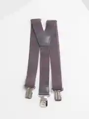 Серый подтяжки мужские, женские, для брюк, эластичные