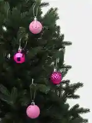 Розовый елочные шары, елочные игрушки, новогодние украшения, новогодние шары в подарок 4 см, 15 шт