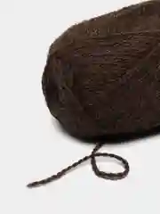 Коричневый пряжа Пехорка Овечья шерсть
