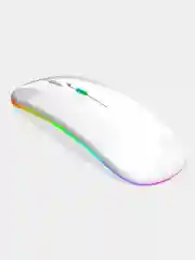 Компьютерная мышь, беспроводная, бесшумная, c многоцветной подсветкой RGB, с аккумулятором