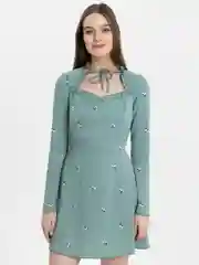 Бирюзовый платье, шелковое, женское