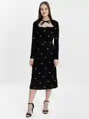 Черный платье женское