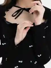 Черный платье женское