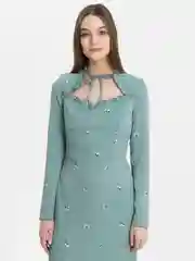 Зеленый платье женское