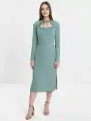 Зеленый платье женское