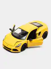 Желтый металлическая машинка Kinsmart 1:34 2021, Lotus Emira, инерционная, KT5441D