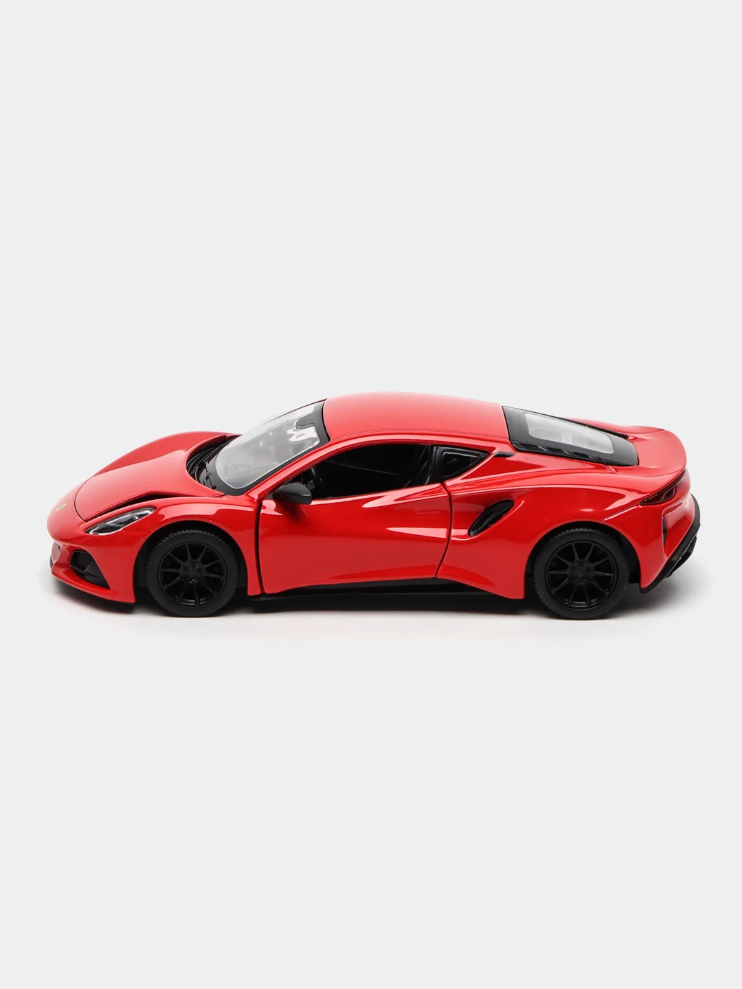 Красный металлическая машинка Kinsmart 1:34 2021, Lotus Emira, инерционная, KT5441D