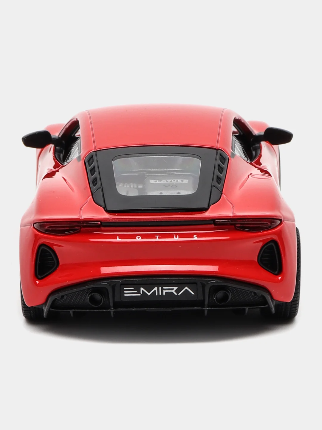 Красный металлическая машинка Kinsmart 1:34 2021, Lotus Emira, инерционная, KT5441D
