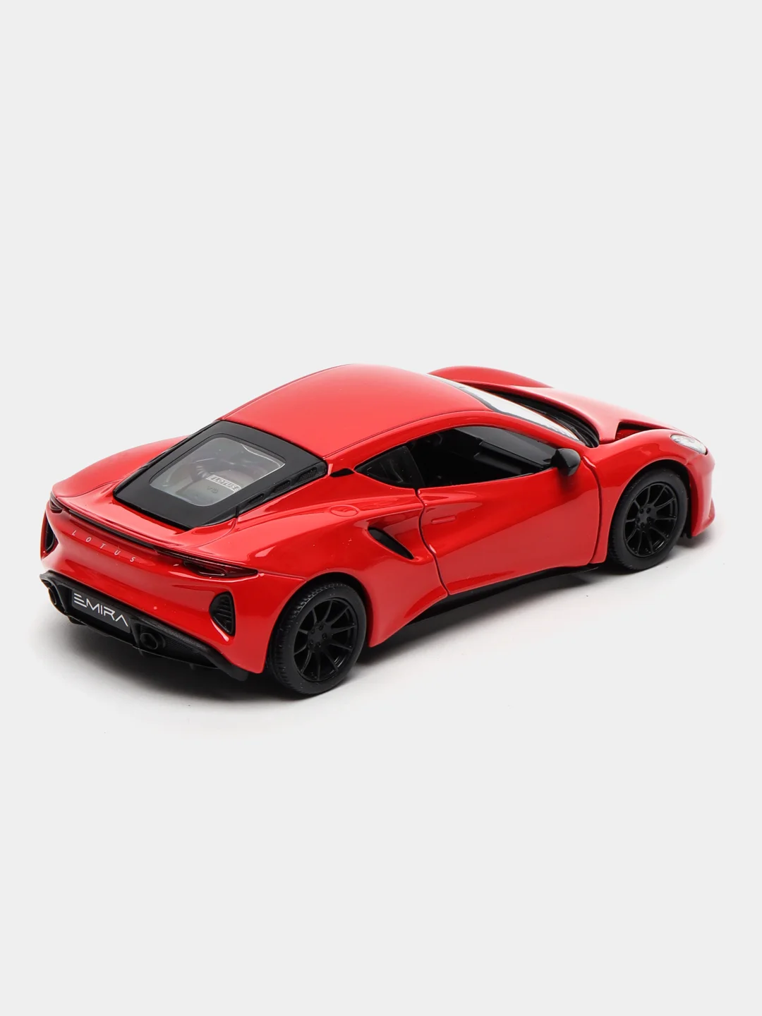 Красный металлическая машинка Kinsmart 1:34 2021, Lotus Emira, инерционная, KT5441D