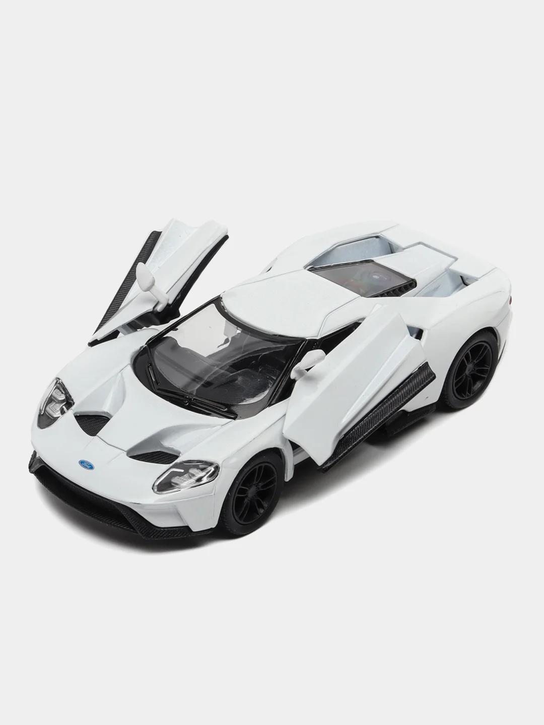 Белый металлическая машинка Kinsmart 1:38 2017 Ford GT KT5391D