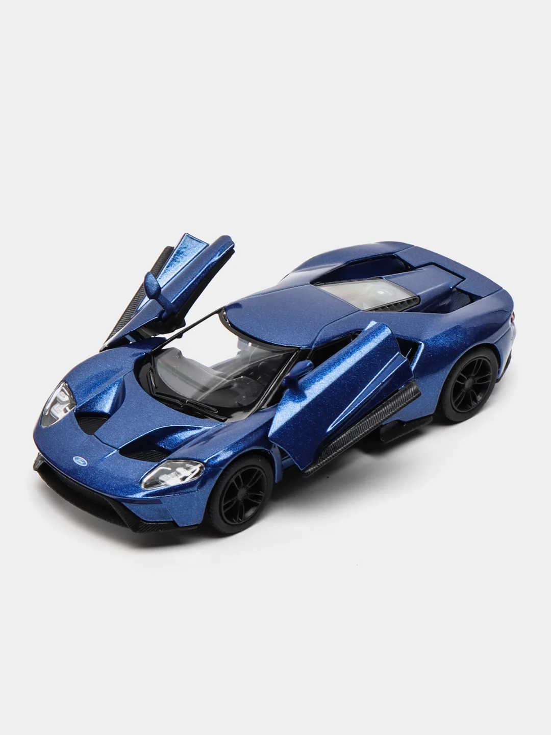 Синий металлическая машинка Kinsmart 1:38 2017 Ford GT KT5391D