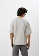 Серый футболка Uniqlo U AIRism с хлопком