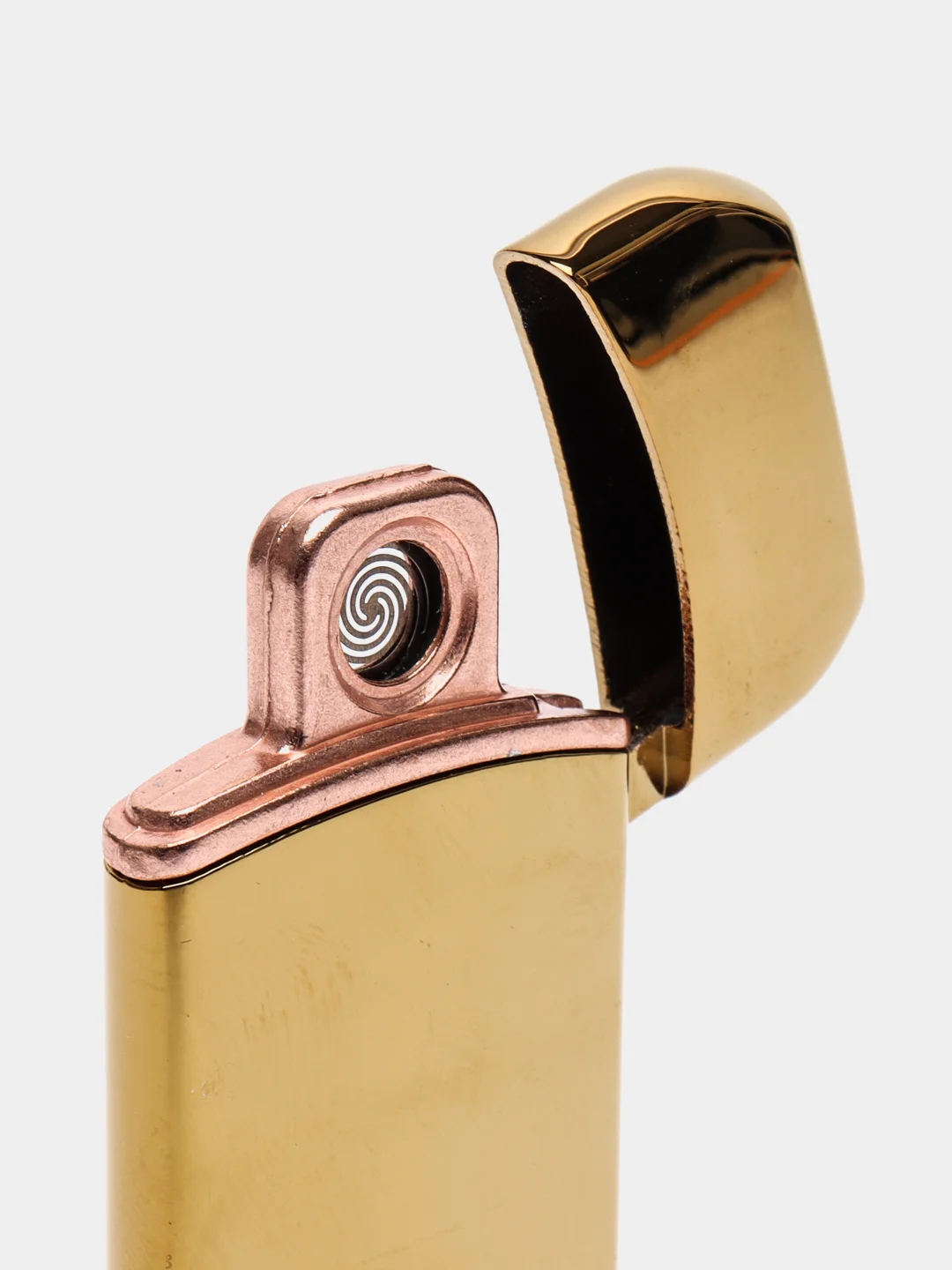 Золотой электронная USB зажигалка, с электронной спиралью