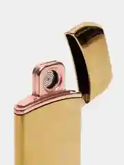 Золотой электронная USB зажигалка, с электронной спиралью