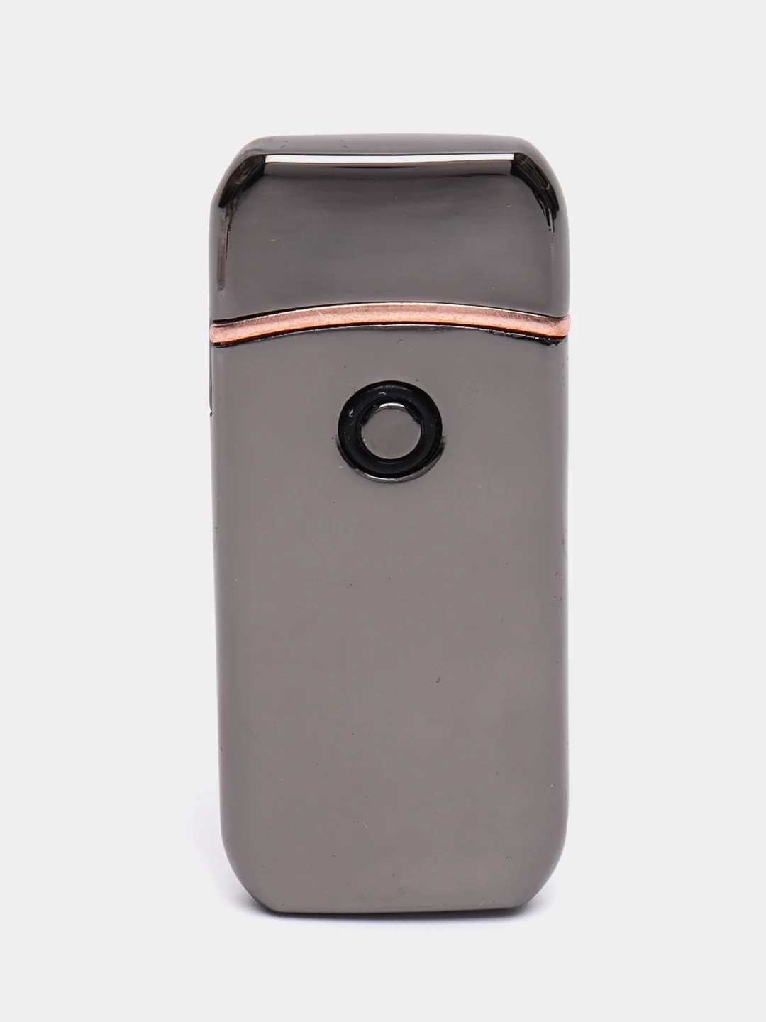 Тёмно-серый электронная USB зажигалка, с электронной спиралью