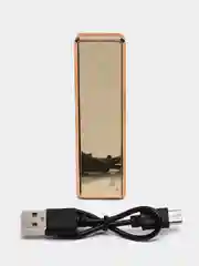 Золотой электронная USB зажигалка с электронной спиралью