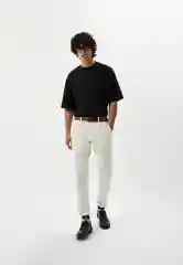 Черный футболка Uniqlo U AIRism с хлопком