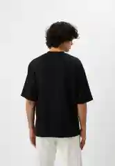 Черный футболка Uniqlo U AIRism с хлопком