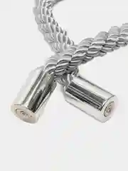 Серебряный подхваты для штор, на магнитах, 2 штуки