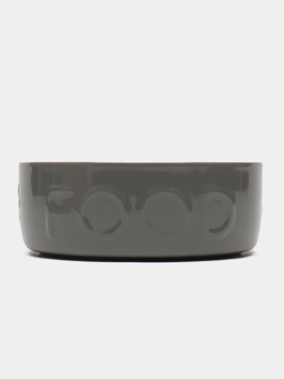Миска для кошек и мелких пород собак SCRUFFS "Classic Food", серая, 13 х 13 х 5 см, 400 мл