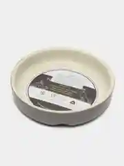 Миска для мелких пород собак и кошек SCRUFFS "Classic Soucer", серая, 13х13х3 см, 200 мл