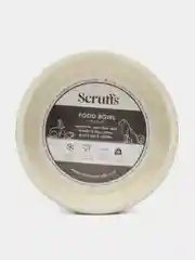 Миска для мелких пород собак и кошек Scruffs Icon Food, светло-серая, 13*13*5 см, 400 мл