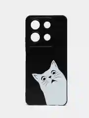 Бронзовый силиконовый чехол для Infinix NOTE 30, с принтом, с рисунком Инфиникс Ноут 30