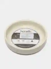 Миска для мелких пород собак и кошек Scruffs Icon Soucer, светло-серая, 13*13*3 см, 200 мл