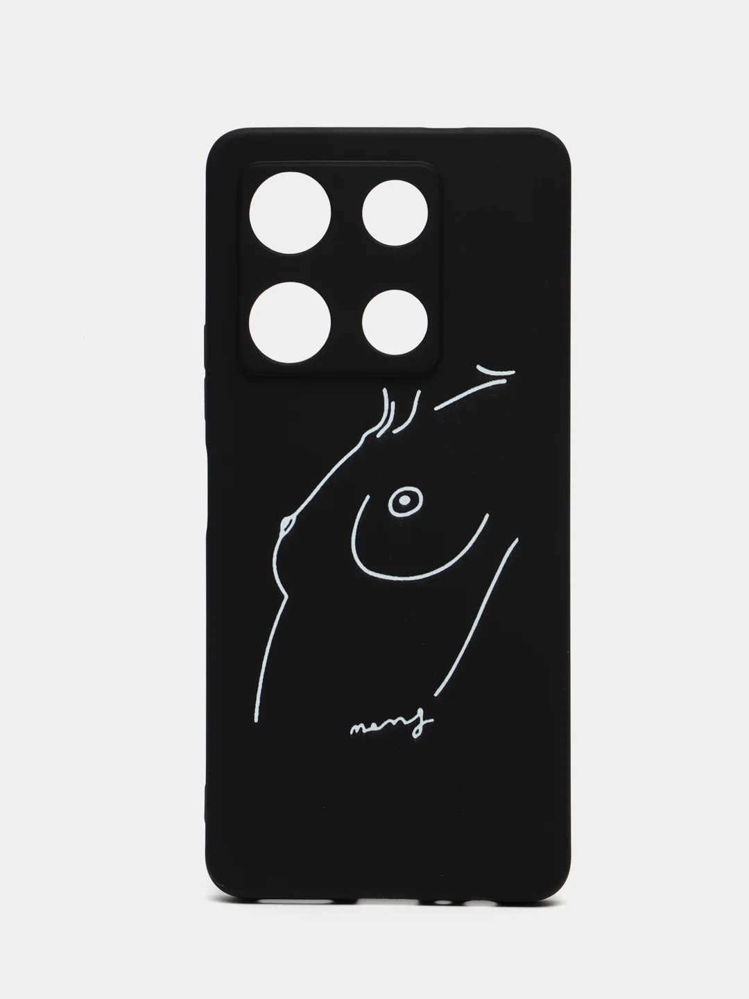Бежевый меланж силиконовый чехол для Infinix NOTE 30 Pro, с принтом, с рисунком, Инфиникс Нот 30 Про