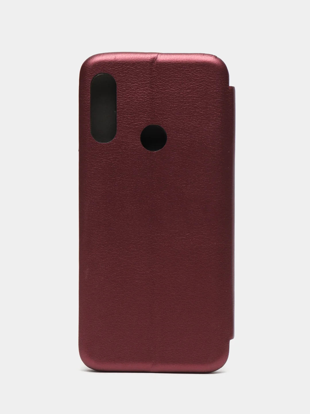 Бордовый чехол-книжка для Huawei Y6 2019 / Honor 8A
