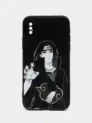 Желтый чехол на iPhone 15, 14, 13, 12, 11 Pro, Max, Plus, Mini, Xr, X, Xs,  с принтом аниме